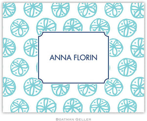 Summer Teal Foldover Note