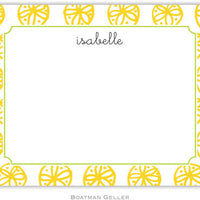 Summer Yellow Flat Notecard