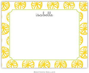 Summer Yellow Flat Notecard