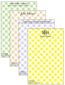 Personalized Sunday Picnic Notepad Collection