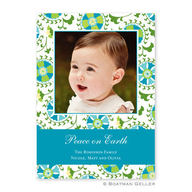 Suzani Teal Photocard