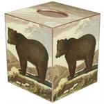 Brown Bear Tissue Box Cover
