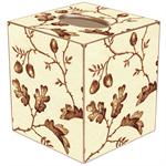 Brown Acorns Tissue Box Covers
