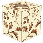 Brown Acorns Tissue Box Covers