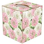 Heirloom Roses Pink & White Tissue Box Covers