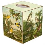 Yellow Birds Tissue Box Cover