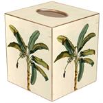 Antique Palm Tree Tissue Box Covers
