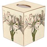 Antique Lilies Tissue Box Cover