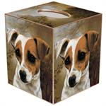 Jack Russell Terrier Tissue Box Cover