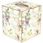 French Watercolor Tissue Box Covers
