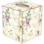 French Watercolor Tissue Box Covers