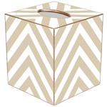 Chevron Pastel Tissue Box Cover
