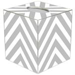 Chevron Pastel Tissue Box Cover
