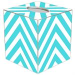 Chevron Bright Tissue Box Cover
