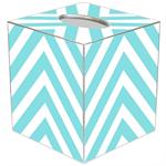 Chevron Pastel Tissue Box Cover
