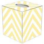 Chevron Pastel Tissue Box Cover
