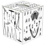 Antique Dentist Tissue Box Cover