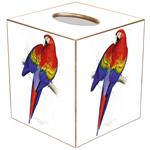 Parrot Tissue Box Cover
