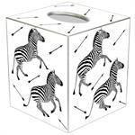 Zebra Trot Tissue Box Cover