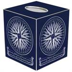 Mariner's Compass Tissue Box Cover