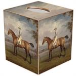 The Race Horse Tissue Box Cover