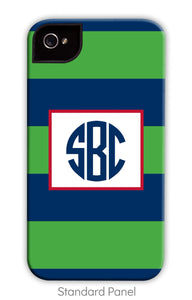 Rugby Navy & Kelly Phone Case