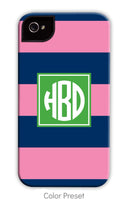 Rugby Navy & Pink Phone Case
