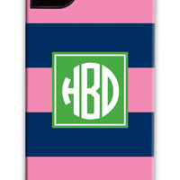 Rugby Navy & Pink Phone Case