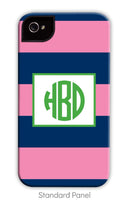 Rugby Navy & Pink Phone Case
