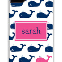 Whale Navy Repeat Phone Case