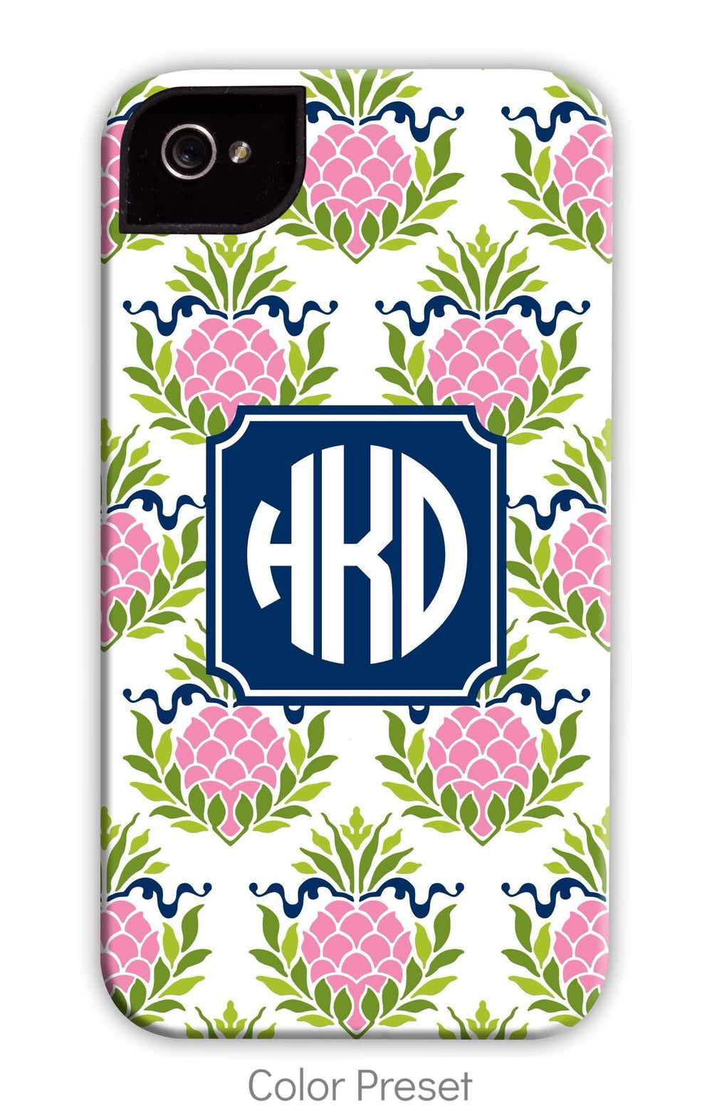 Pineapple Repeat Pink Phone Case