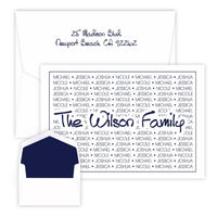 Anthony Family Pride Oversized Raised Ink Folded Notes
