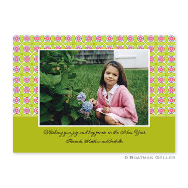 Tile Pink & Green Photocard