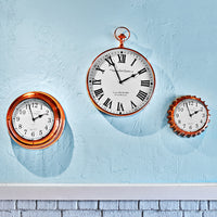 Aged Copper Clock
