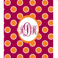 Monogrammed VA Tech Laundry Bag for Her