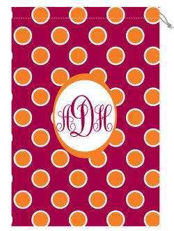 Monogrammed VA Tech Laundry Bag for Her