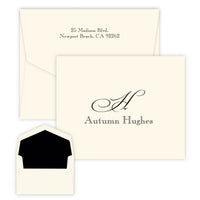 Waterton Raised Ink Flat Chesapeake Card
