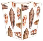 Island Shells Waste Basket
