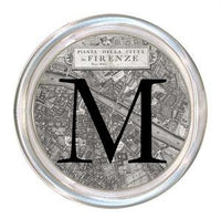 Monogrammed Firenze Italy Map Coaster
