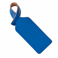 Monogrammed Vachetta Leather Luggage Tag
