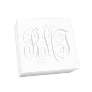 Watercolor Monogram Desk Slab