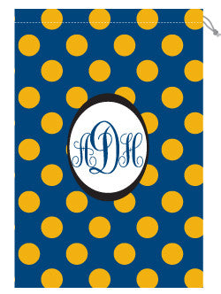 Monogrammed WVU Laundry Bag for Her