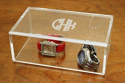 Monogrammed Sliding Lid Box