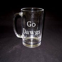 Monogrammed Acrylic Beer Mug (Set of 4)
