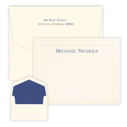 Almond Card - Raised Ink