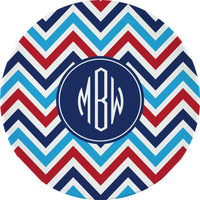 Chevron 10" Melamine Plate
