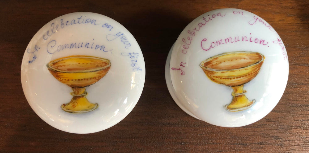 First Communion Round Box