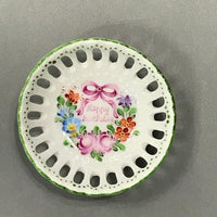 Porcelain Happy Birthday Dish
