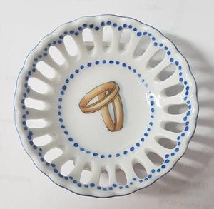 Wedding Band Porcelain Dish