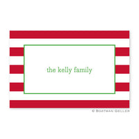 Awning Stripe Red Placemat
